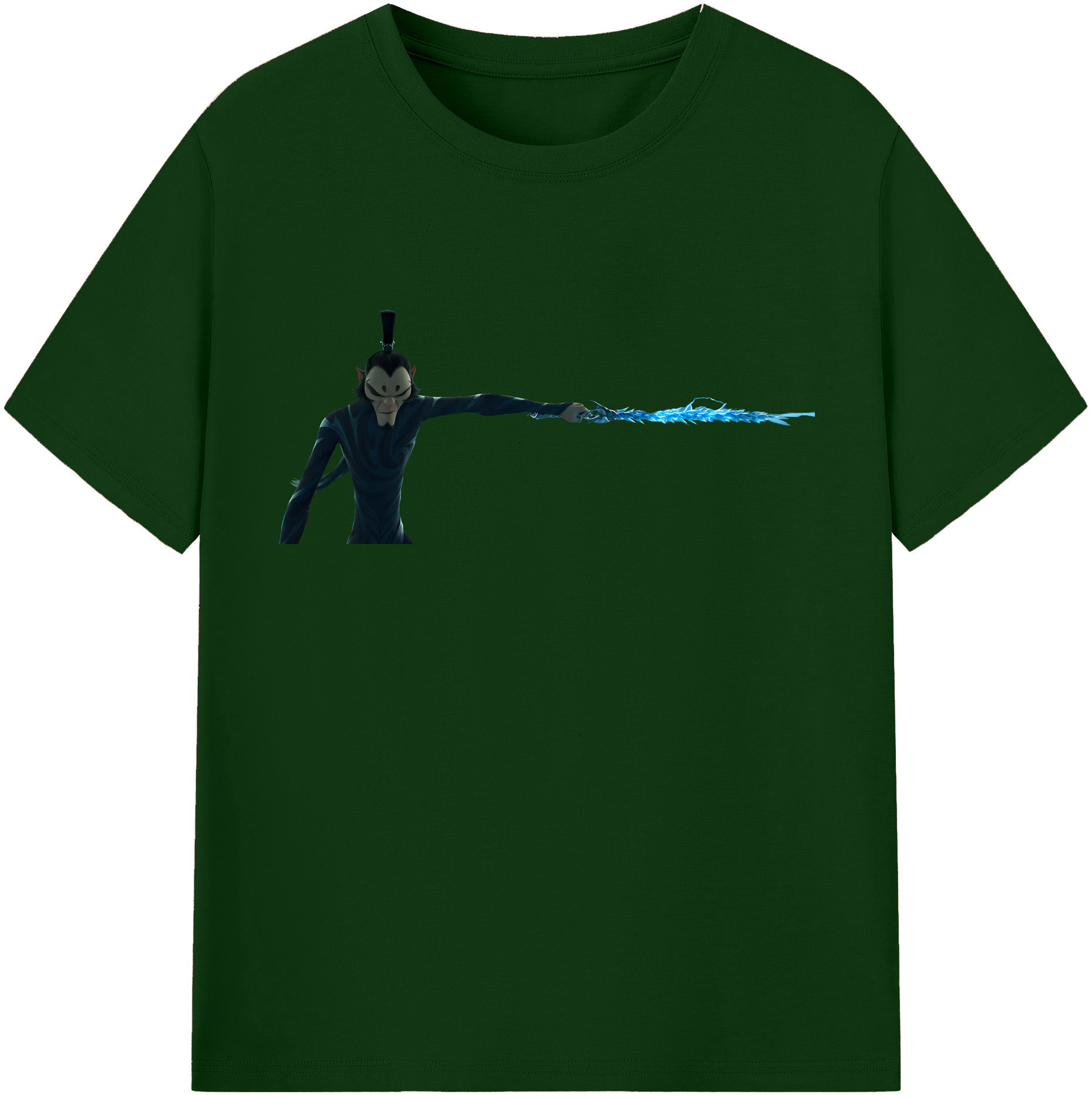 （画像用） Ne Zha 2 ナタ 魔童の大暴れ 綿100％半袖Tシャツ（フロントプリント）
